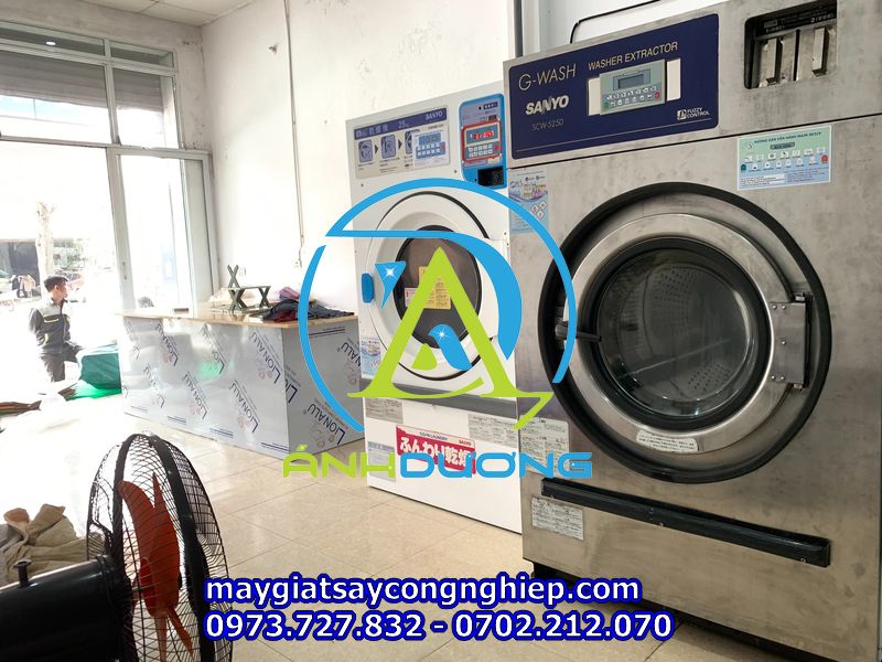 Máy giặt công nghiệp cũ nhật bãi tại Thanh Hoá